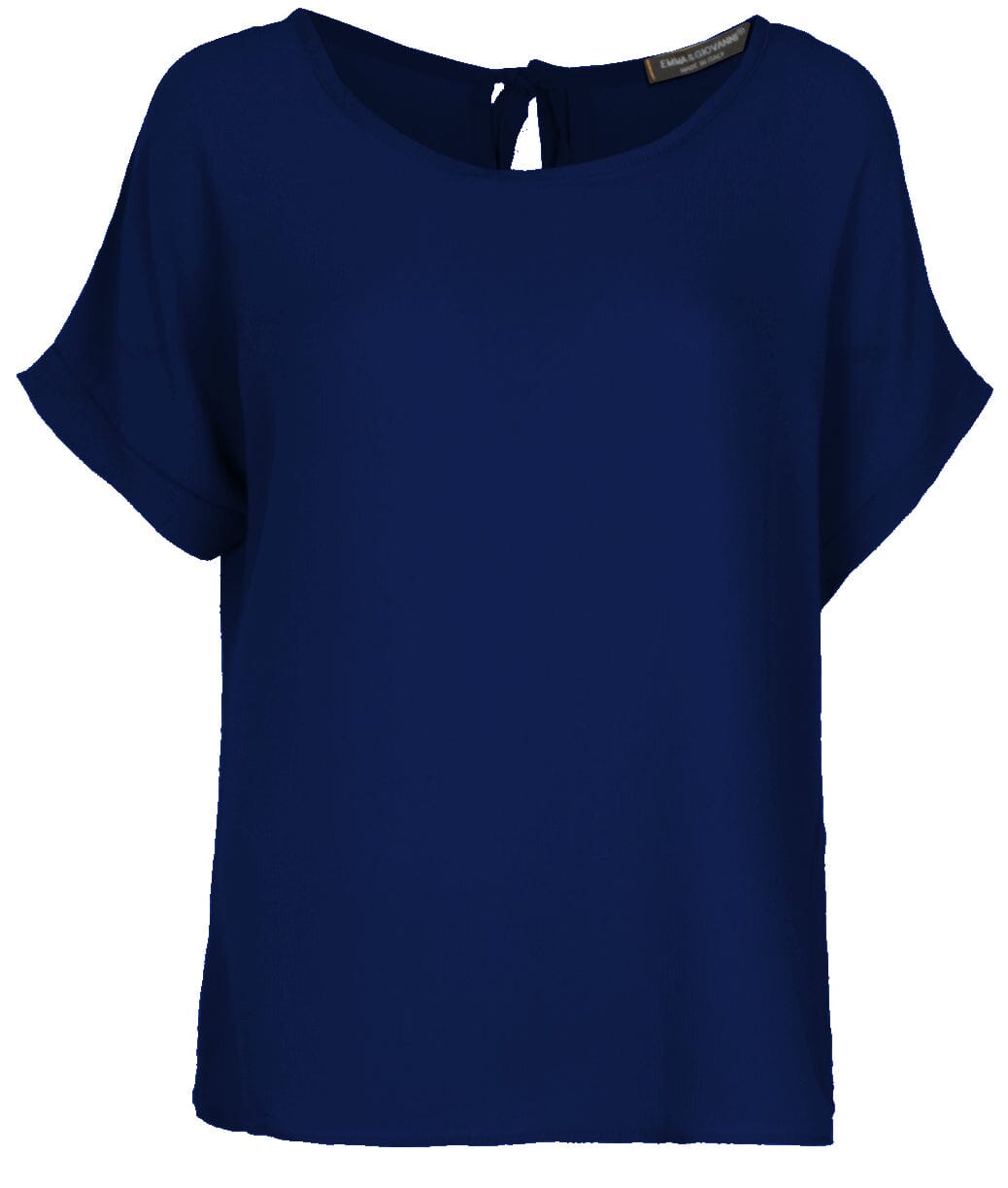 Tee shirt voile dos noué haut