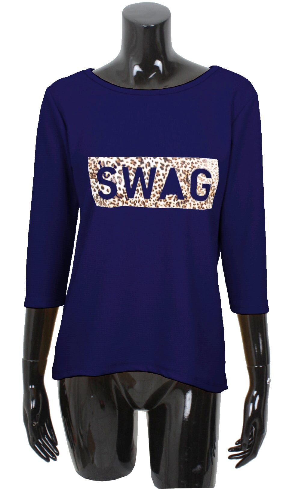 Tee shirt imprimé manches 3/4 haut