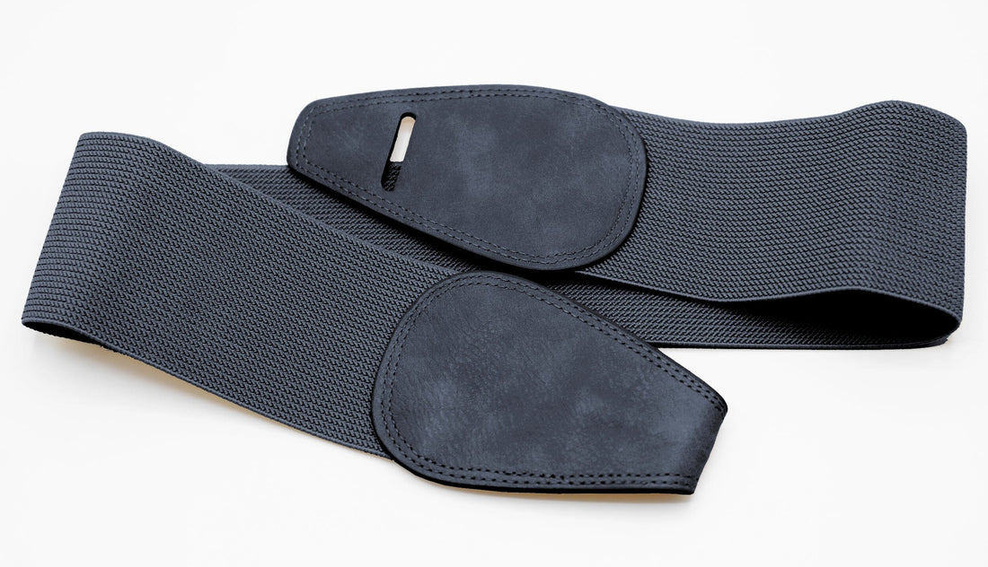 Ceinture large (Marine) - femme ceinture