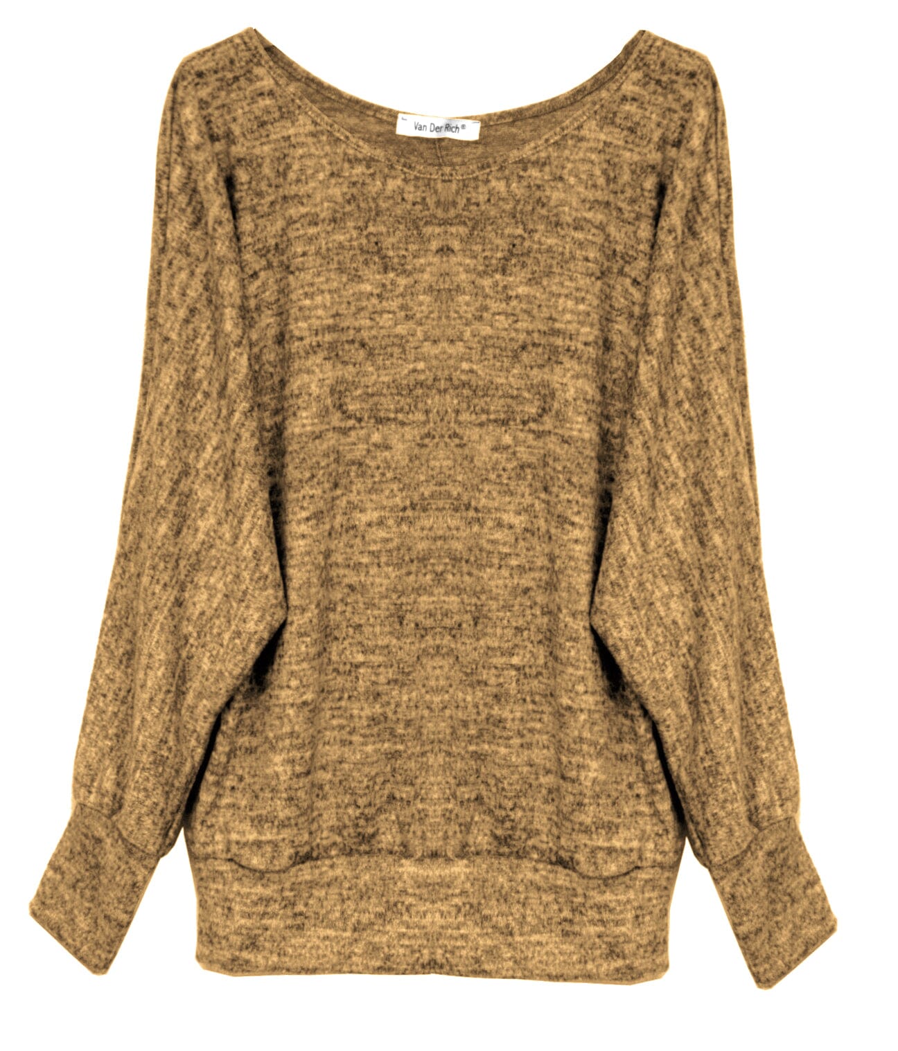 Pull femme moutarde sweat-pull