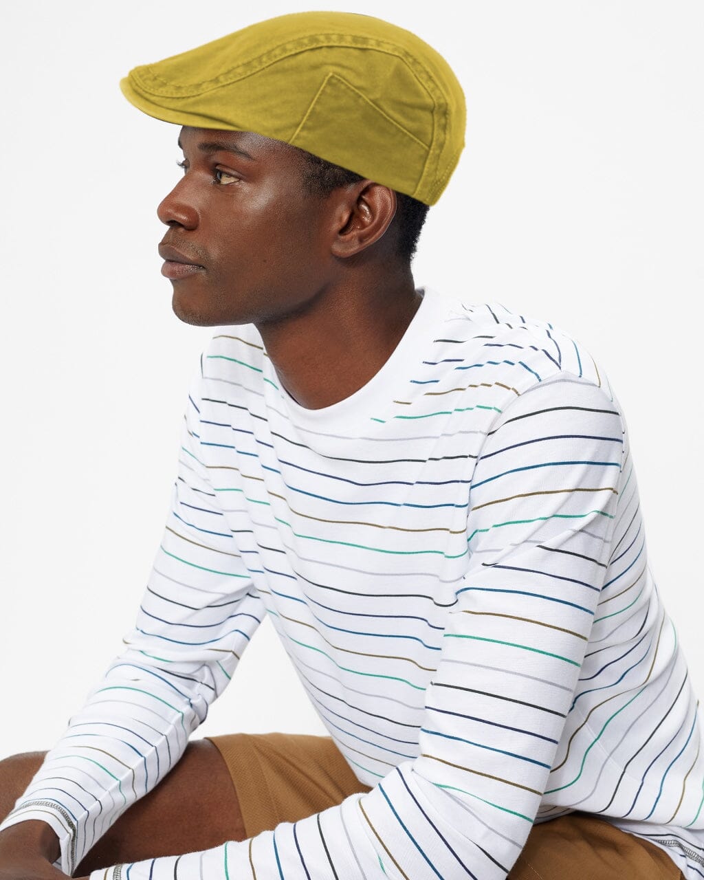 Casquette Plate Homme Délavé beret