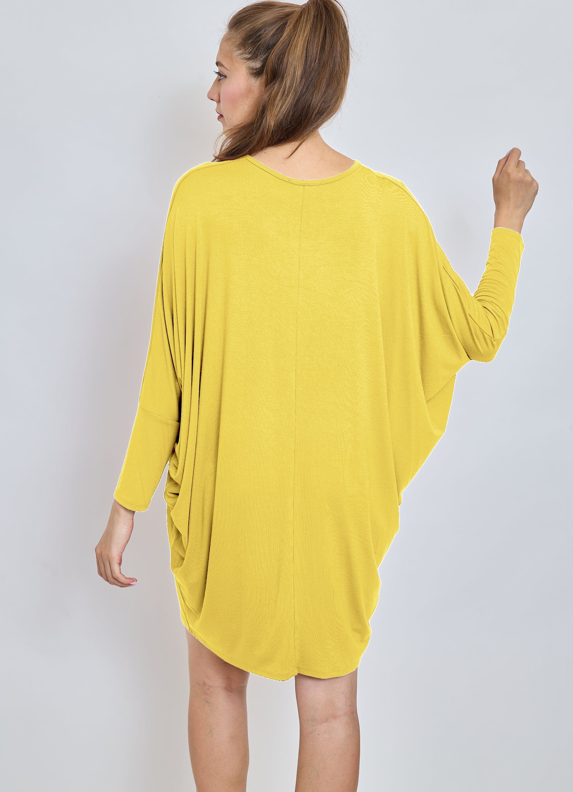 Tunique Robe Manche Longue Oversize Taille Unique - Femme Robe