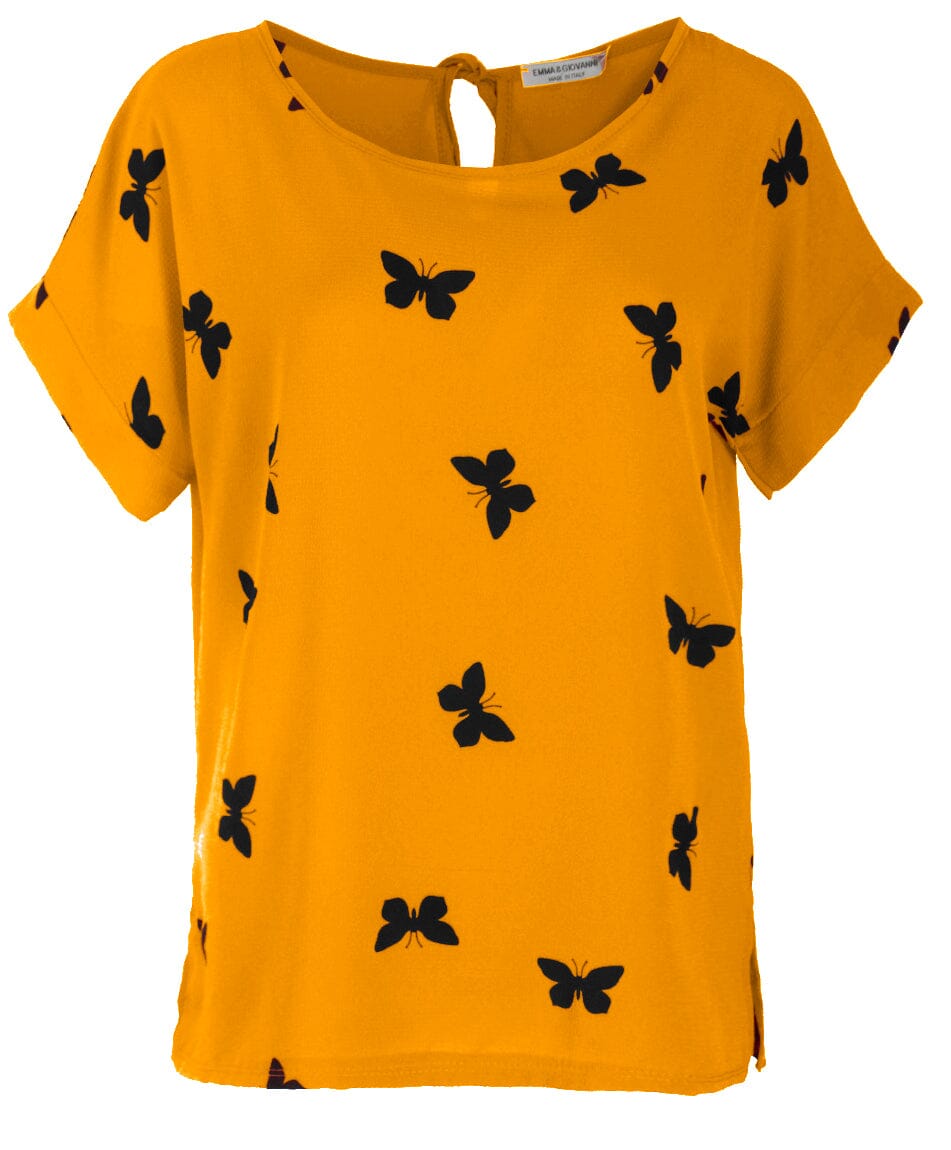 T shirt voile imprimé haut