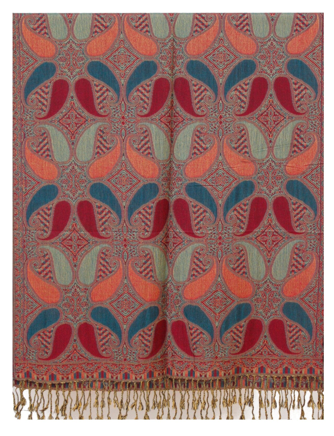 Chale Bordeaux foulard