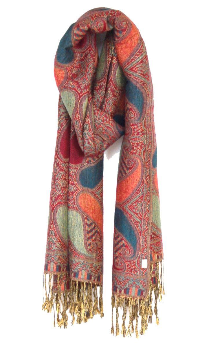 Chale Bordeaux foulard