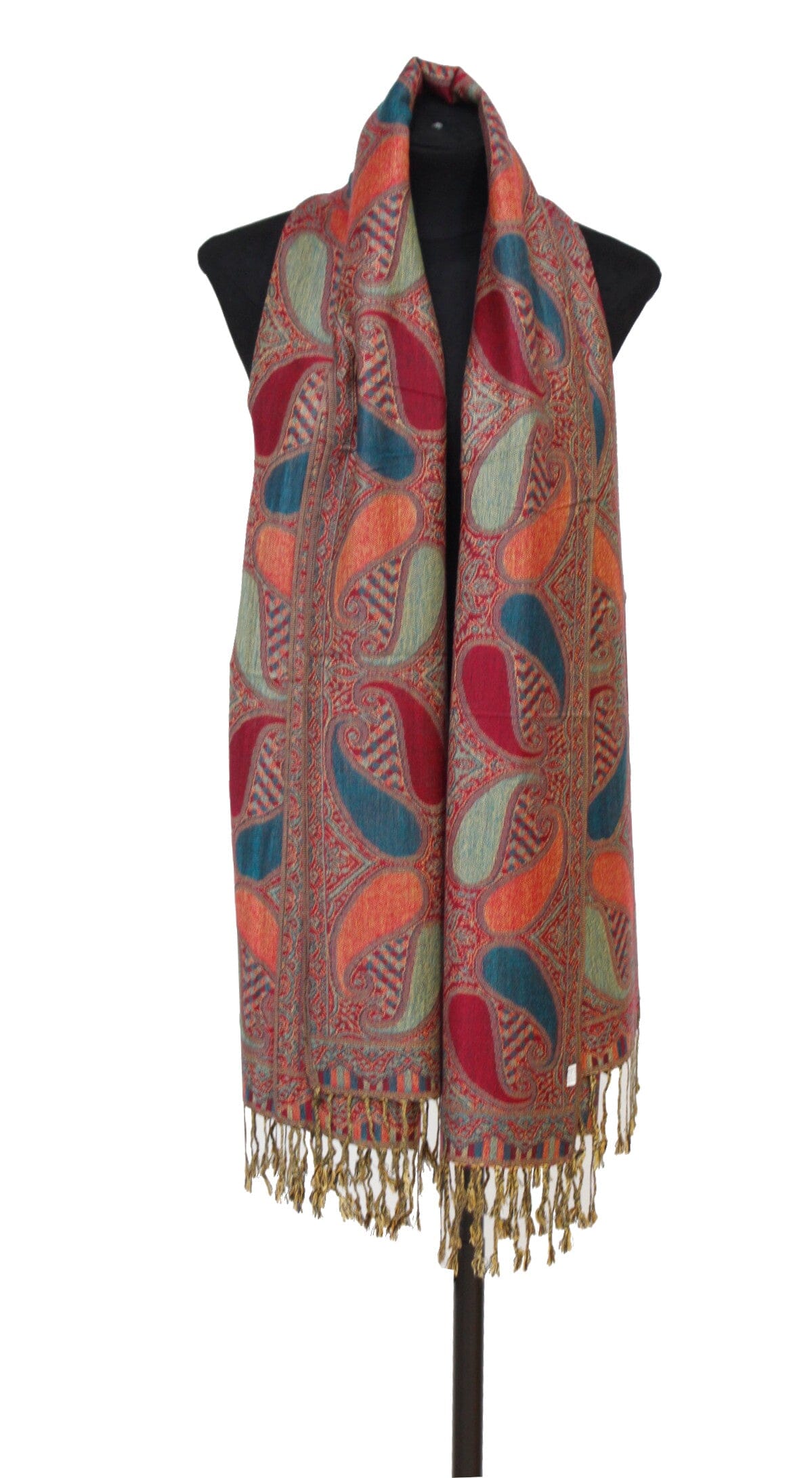 Chale Bordeaux foulard