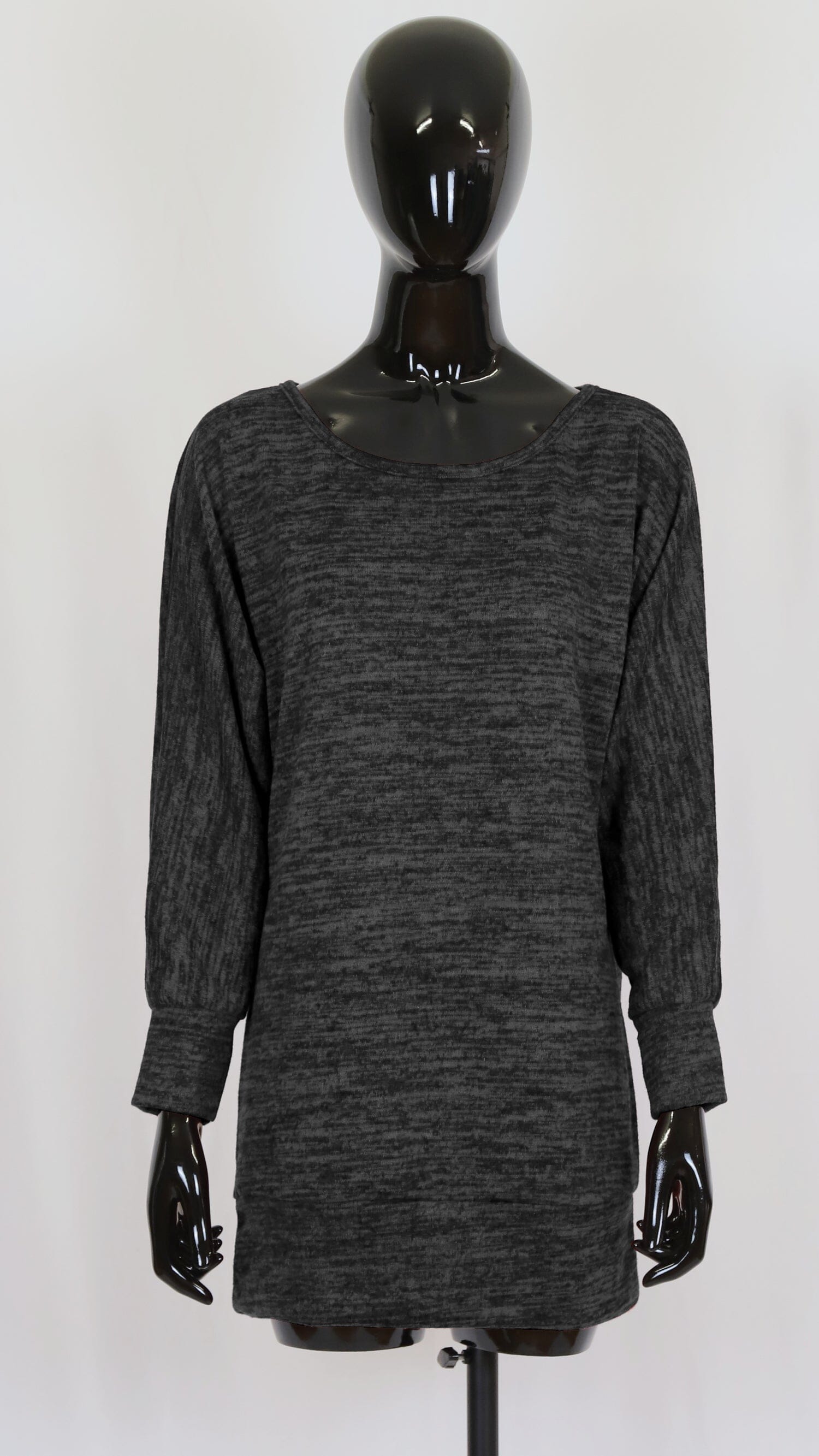 Pull tunique noir pull