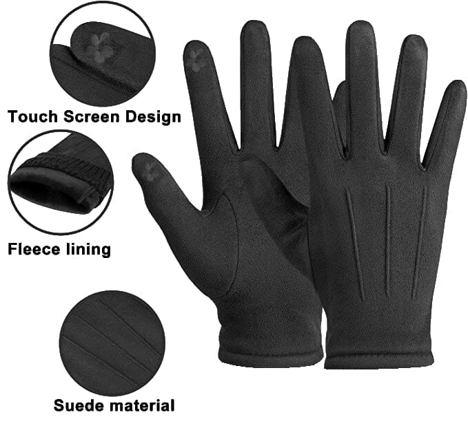 Gants noir femme Gant