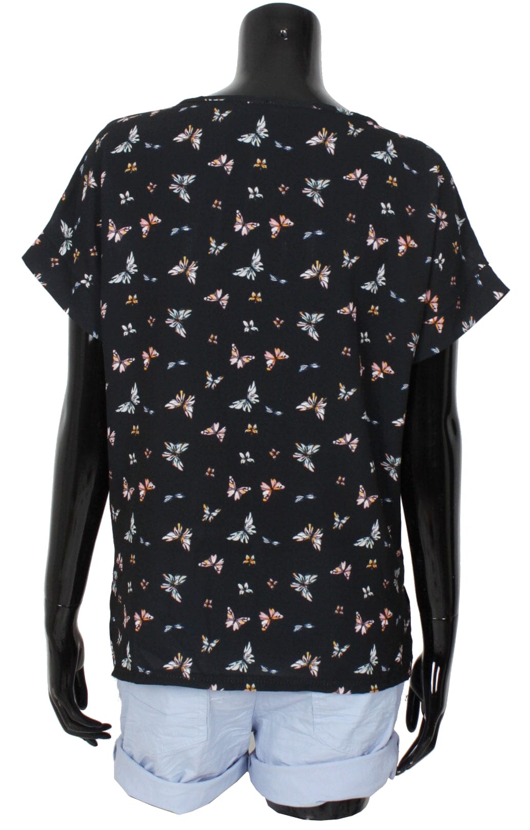 T shirt voile imprimé femme haut