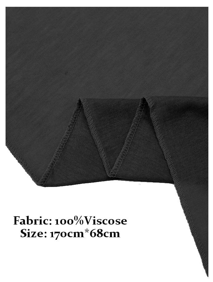 Echarpe noir femme foulard