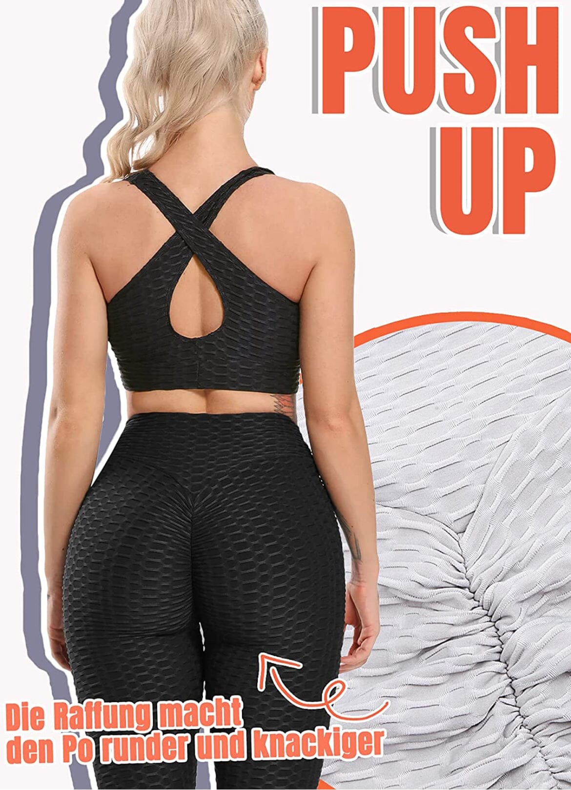 Legging de Sport, Opaque, Taille Haute Elastique legging