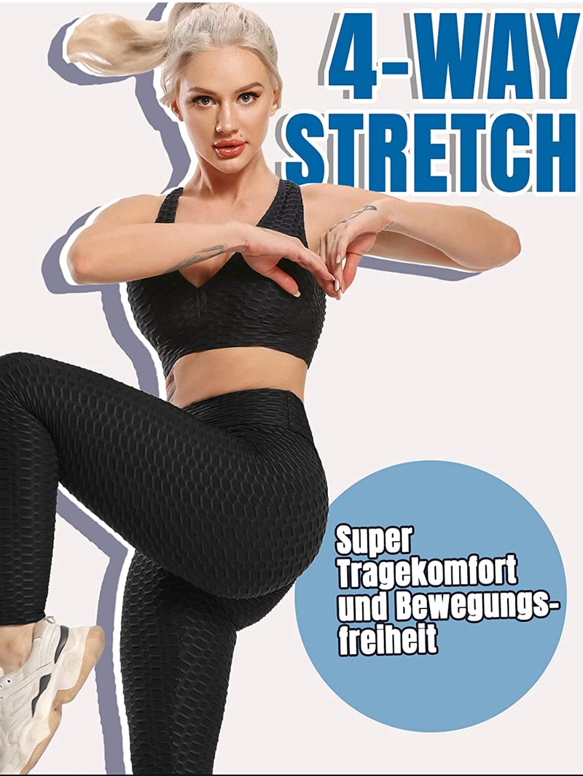 Legging de Sport, Opaque, Taille Haute Elastique legging