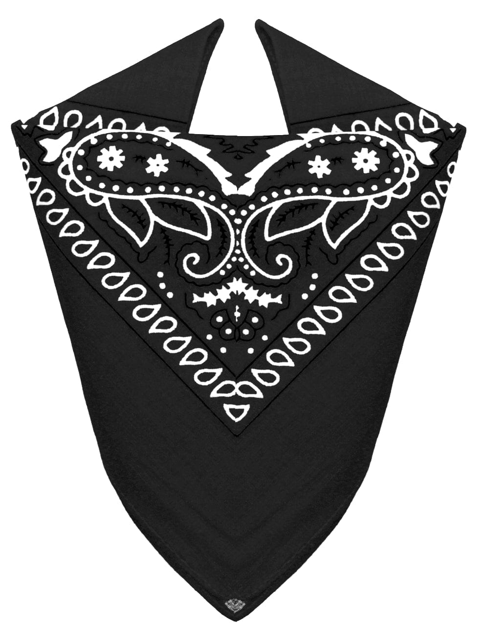 Bandanas 100% Coton avec motif Paisley pour Homme Femme Bandana