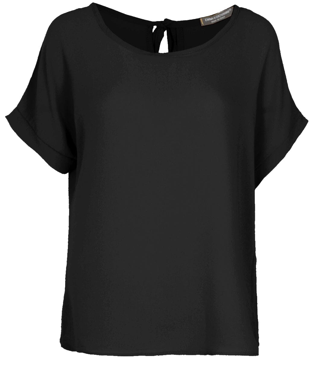 Chemisier mousseline dos noué haut