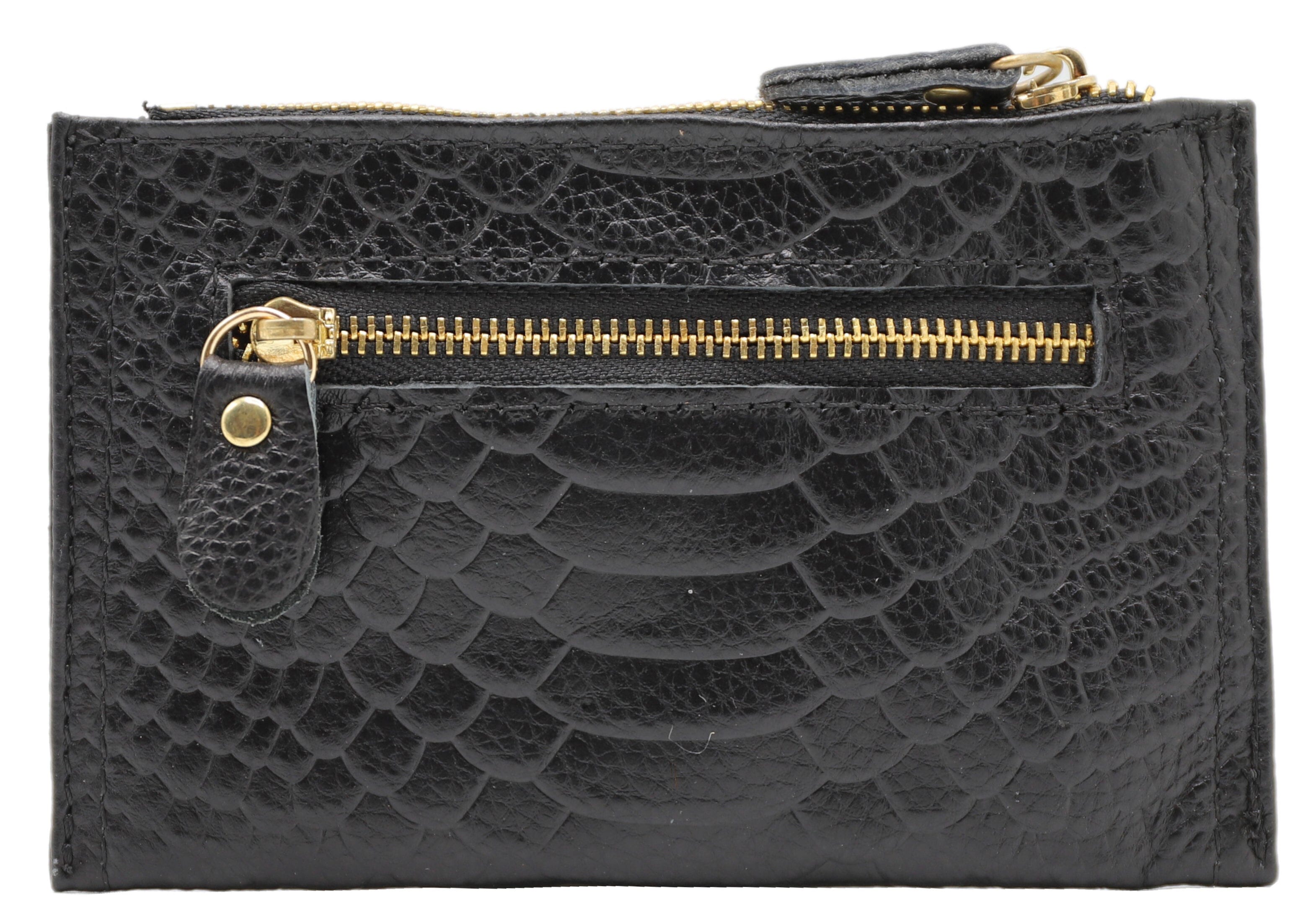 Mini Porte Monnaie en Cuir de Vachette Porte Monnaie