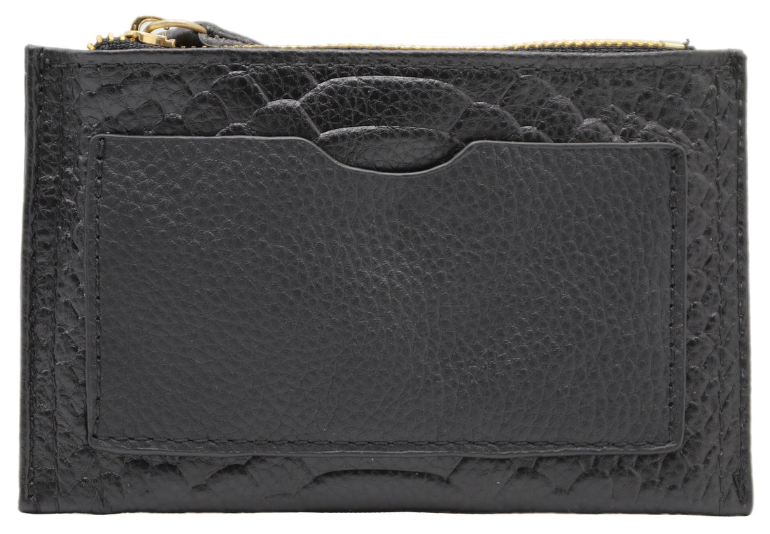 Mini Porte Monnaie en Cuir de Vachette Porte Monnaie