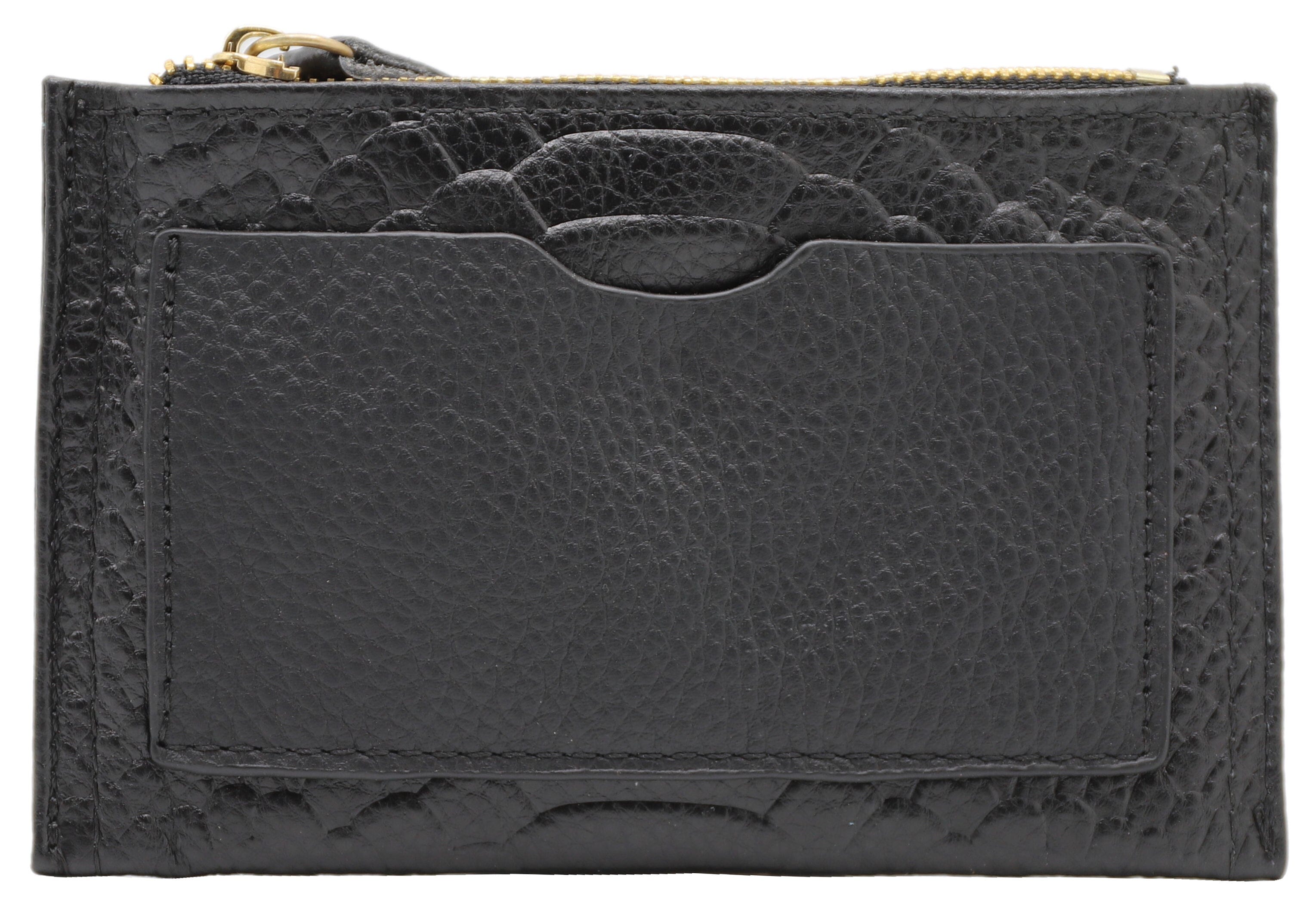 Mini Porte Monnaie en Cuir de Vachette Porte Monnaie