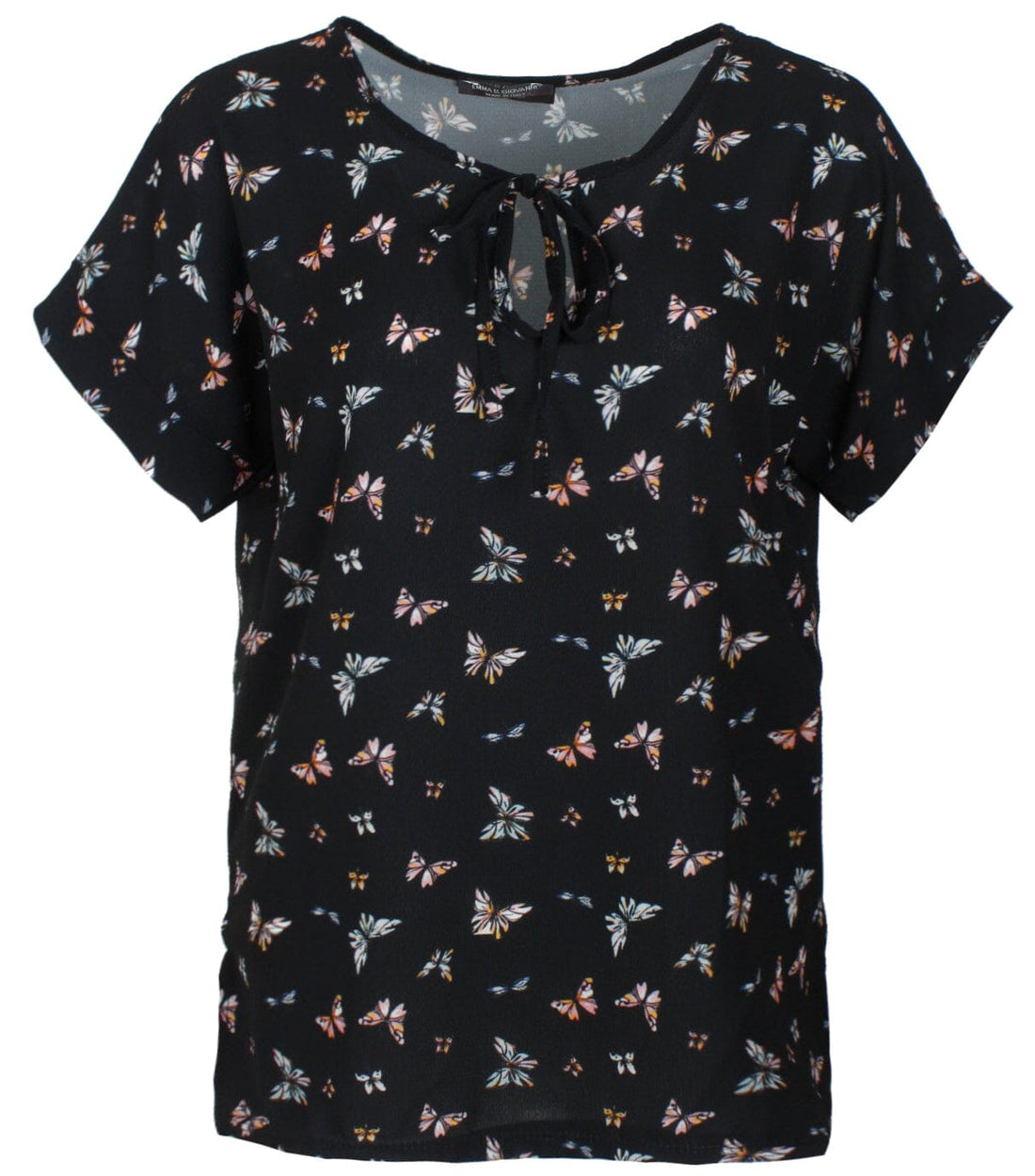 T shirt voile imprimé femme haut