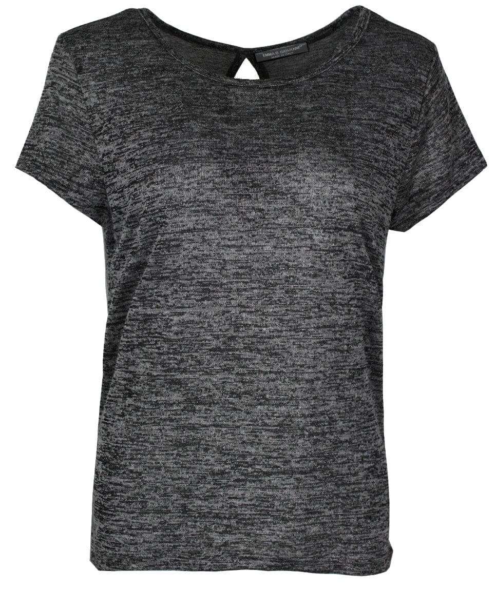 Tee shirt chiné haut