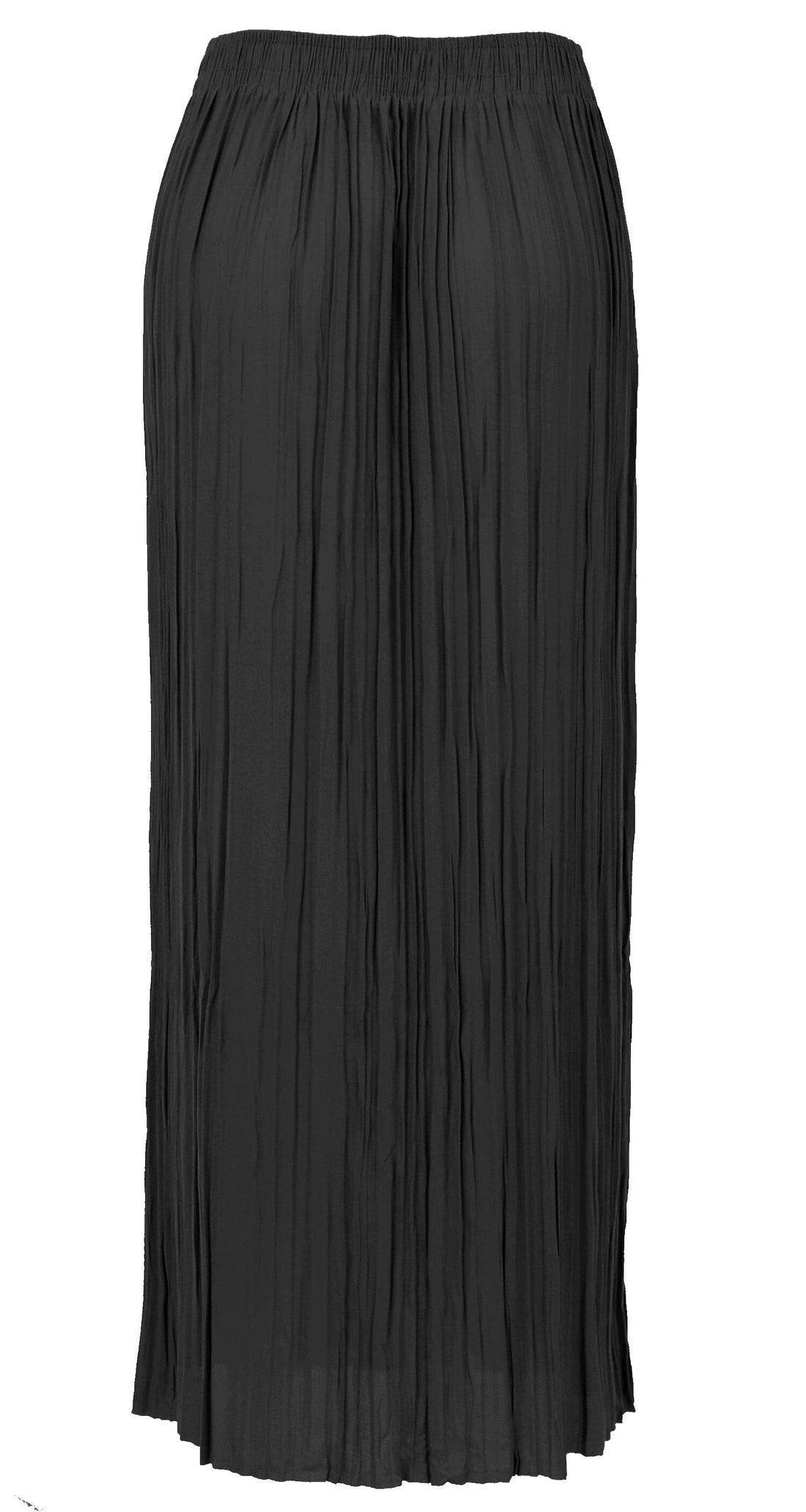 Jupe Plissée à Faux Boutons Taille Elastiquée Réglable par des Liens jupe