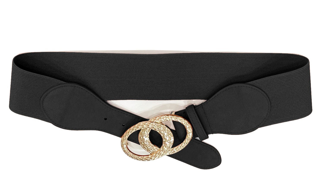 Ceinture large avec boucle métale ceinture