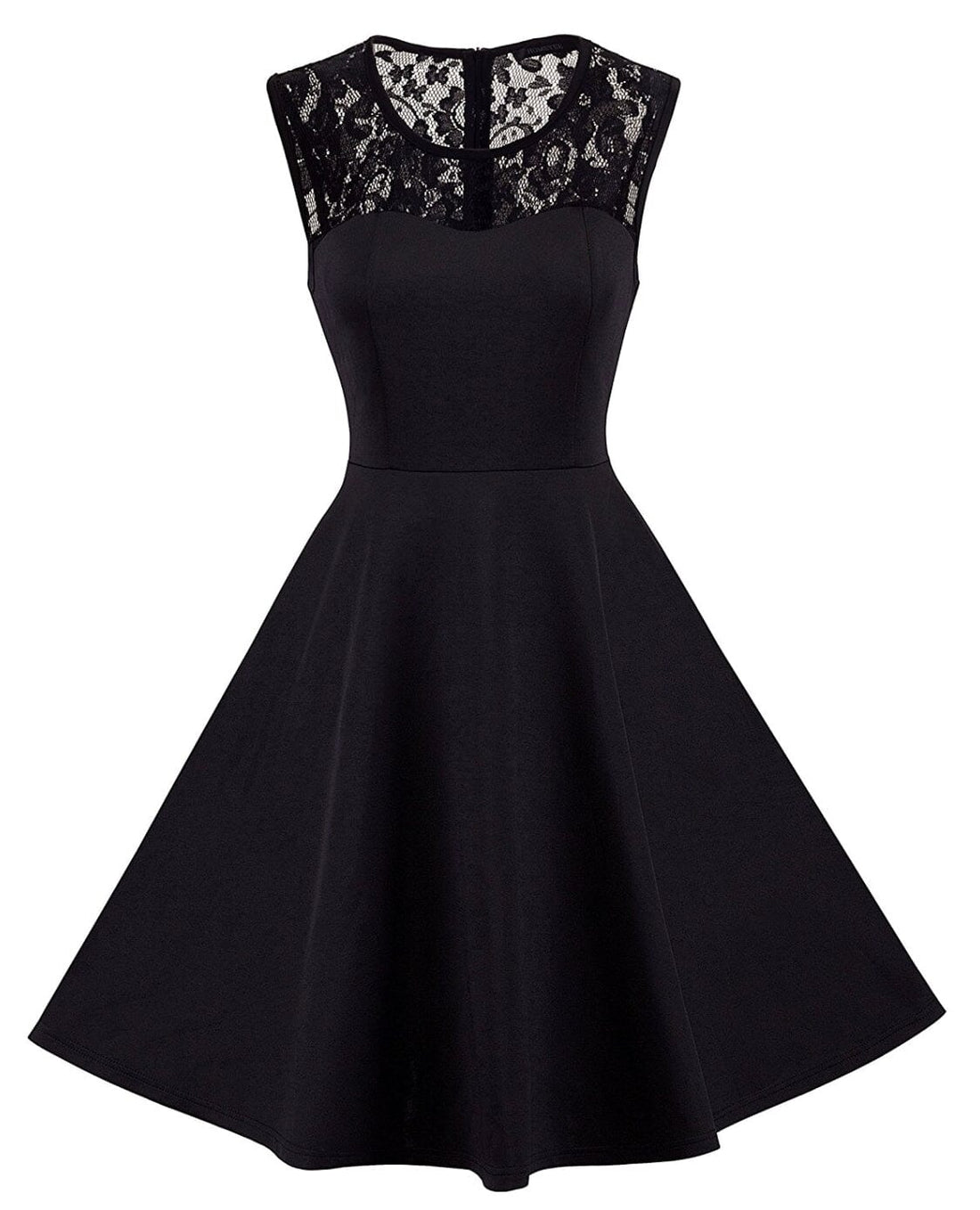 Robe Dentelle Fermeture Dos Zip Robe