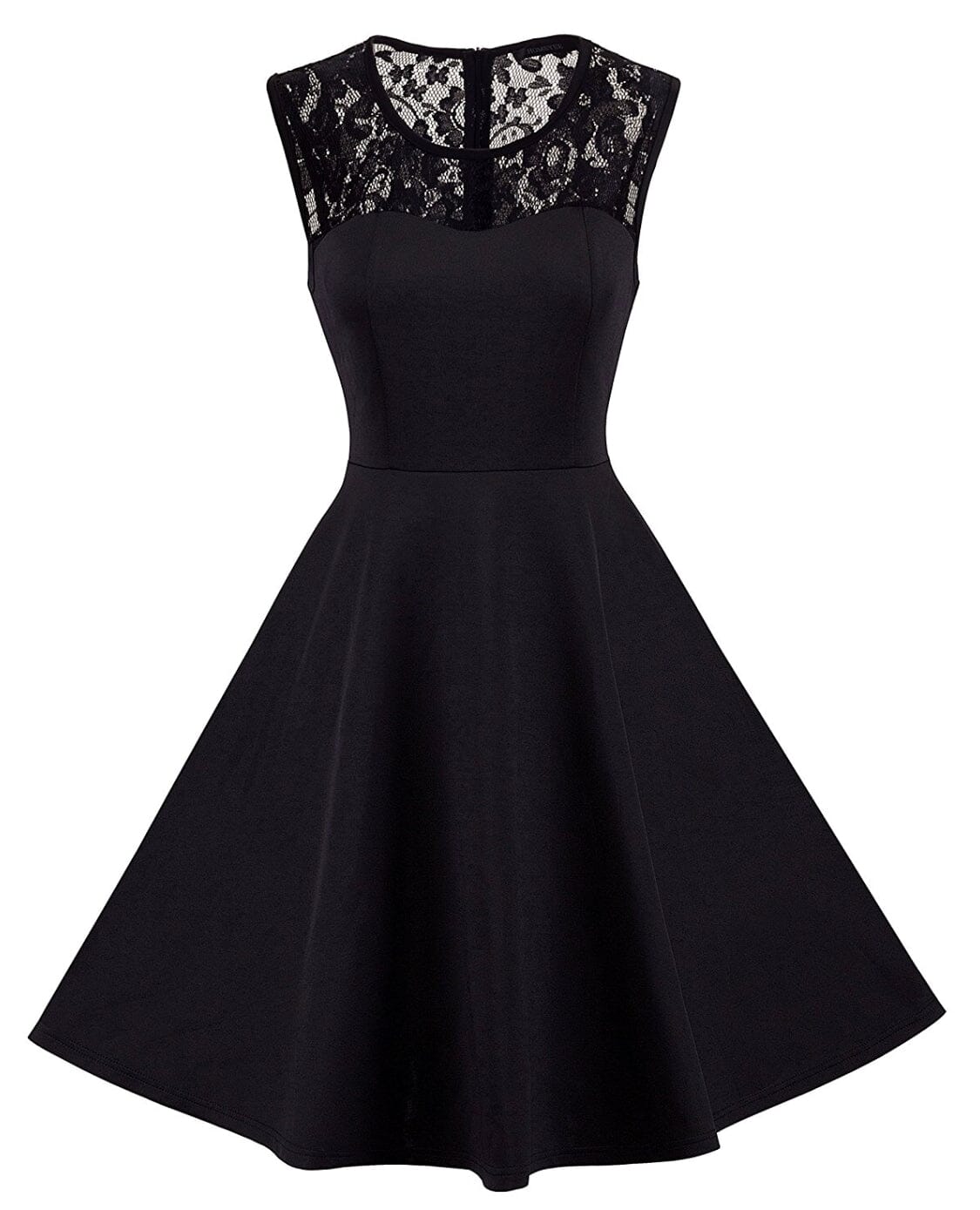 Robe Dentelle Fermeture Dos Zip Robe