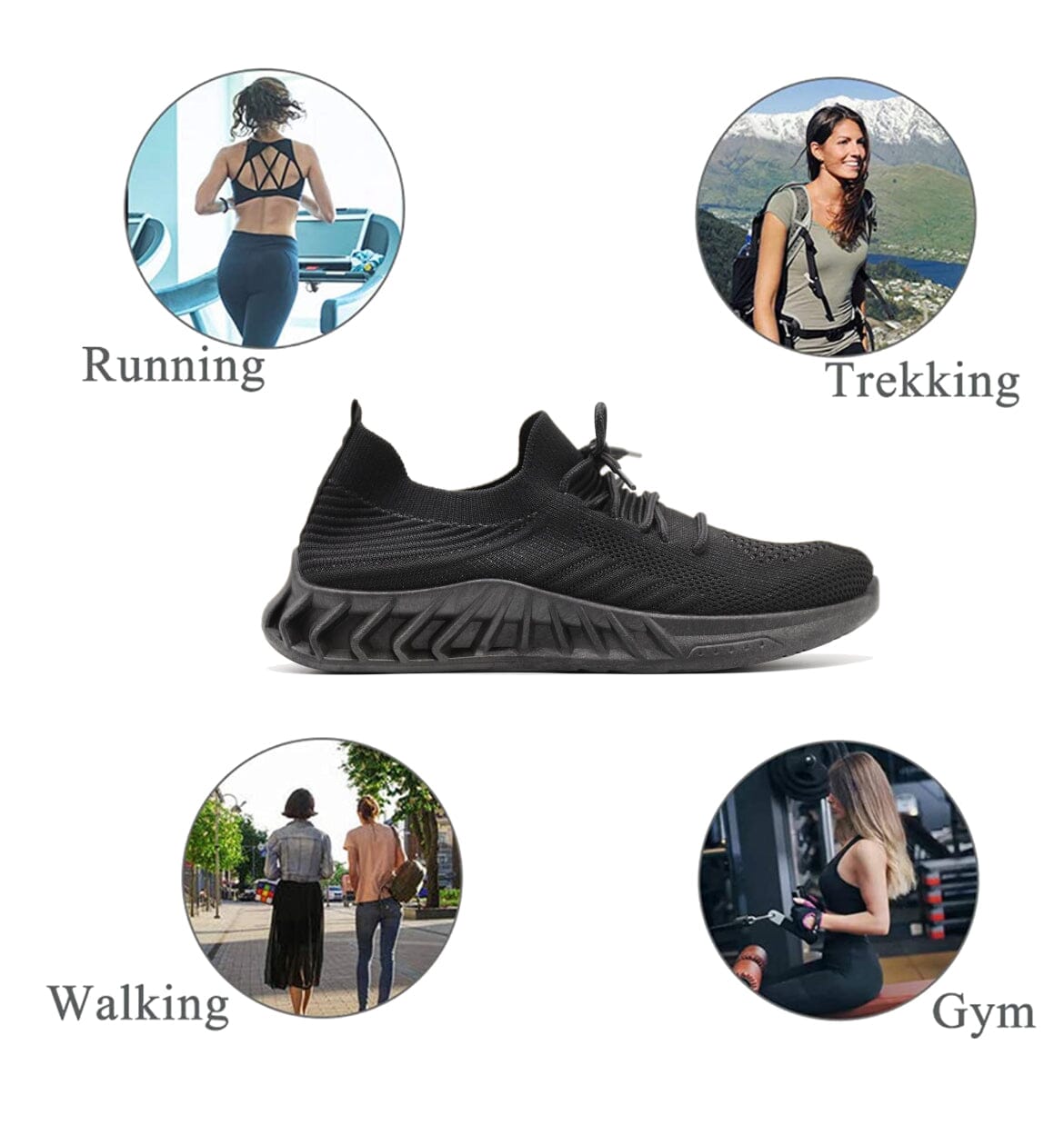 Sneaker Basket Confortable Respirante Tissu en Maille 36-41EU - Femme chaussure