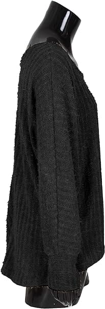 Pull Noir femme sweat-pull