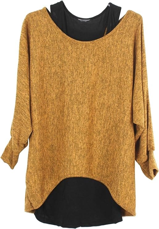 Pull léger double (Débardeur + Pull) pull