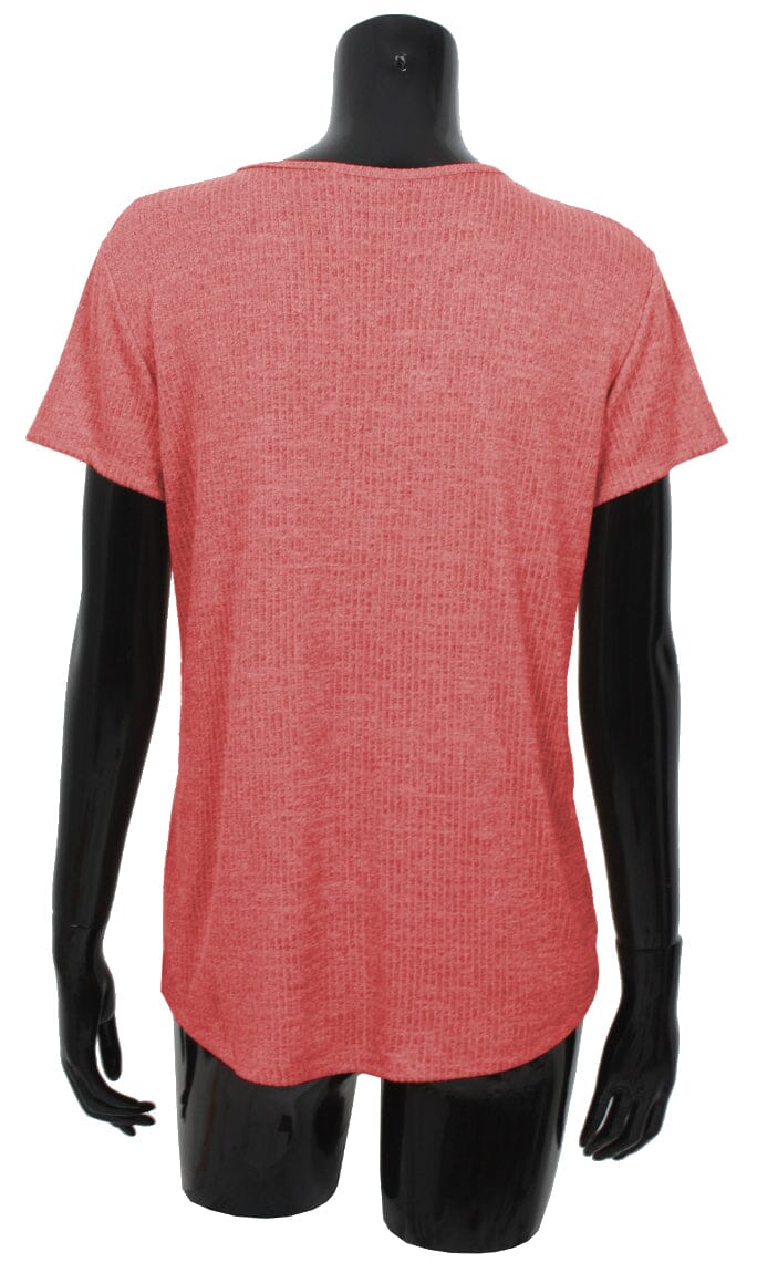 Tee shirt fermeture zip mi hauteur haut