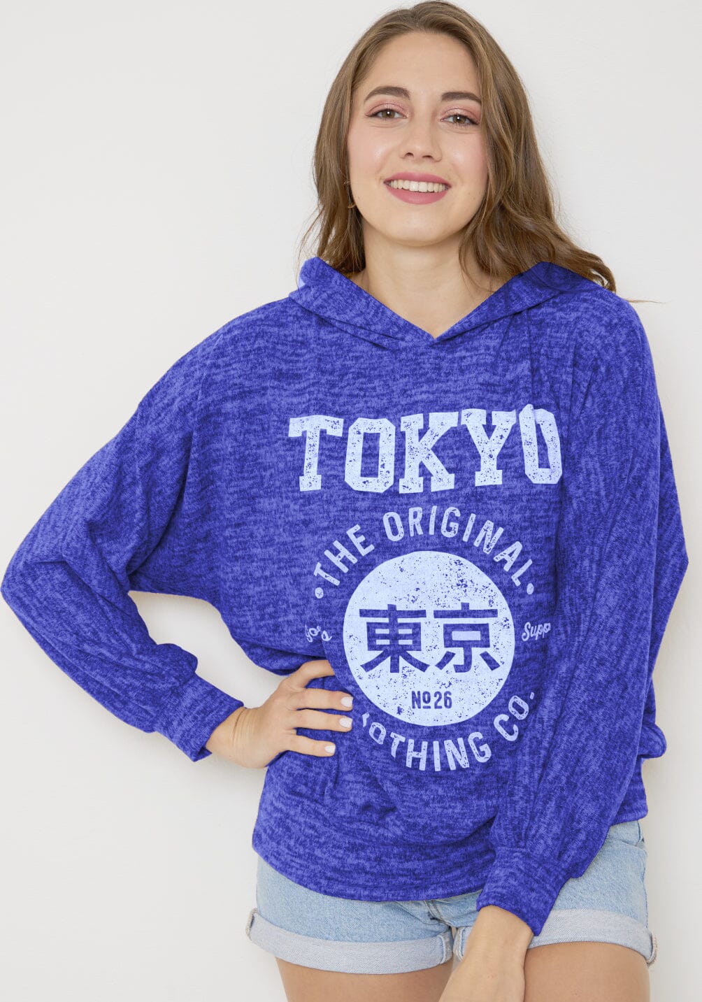 Sweat-Pull Style Oversize imprimé avec Capuche sweat-pull