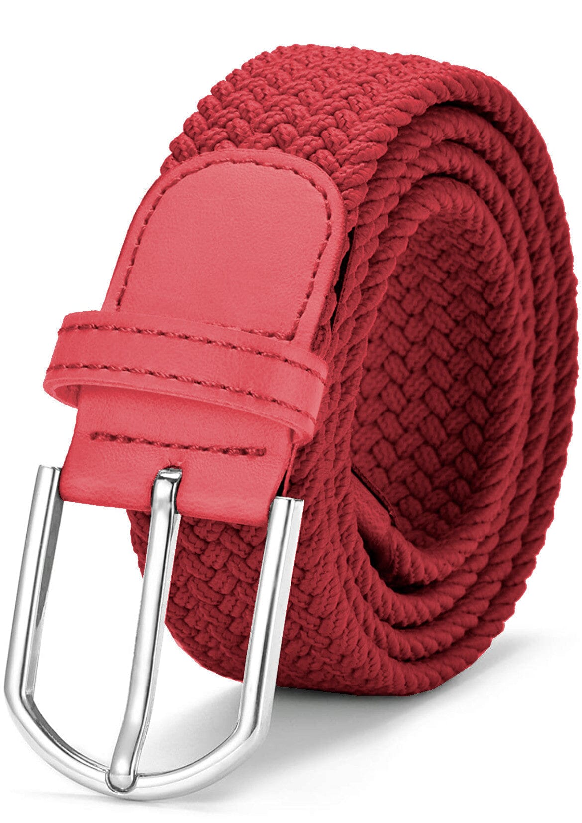 Ceinture Tressée Rouge ceinture