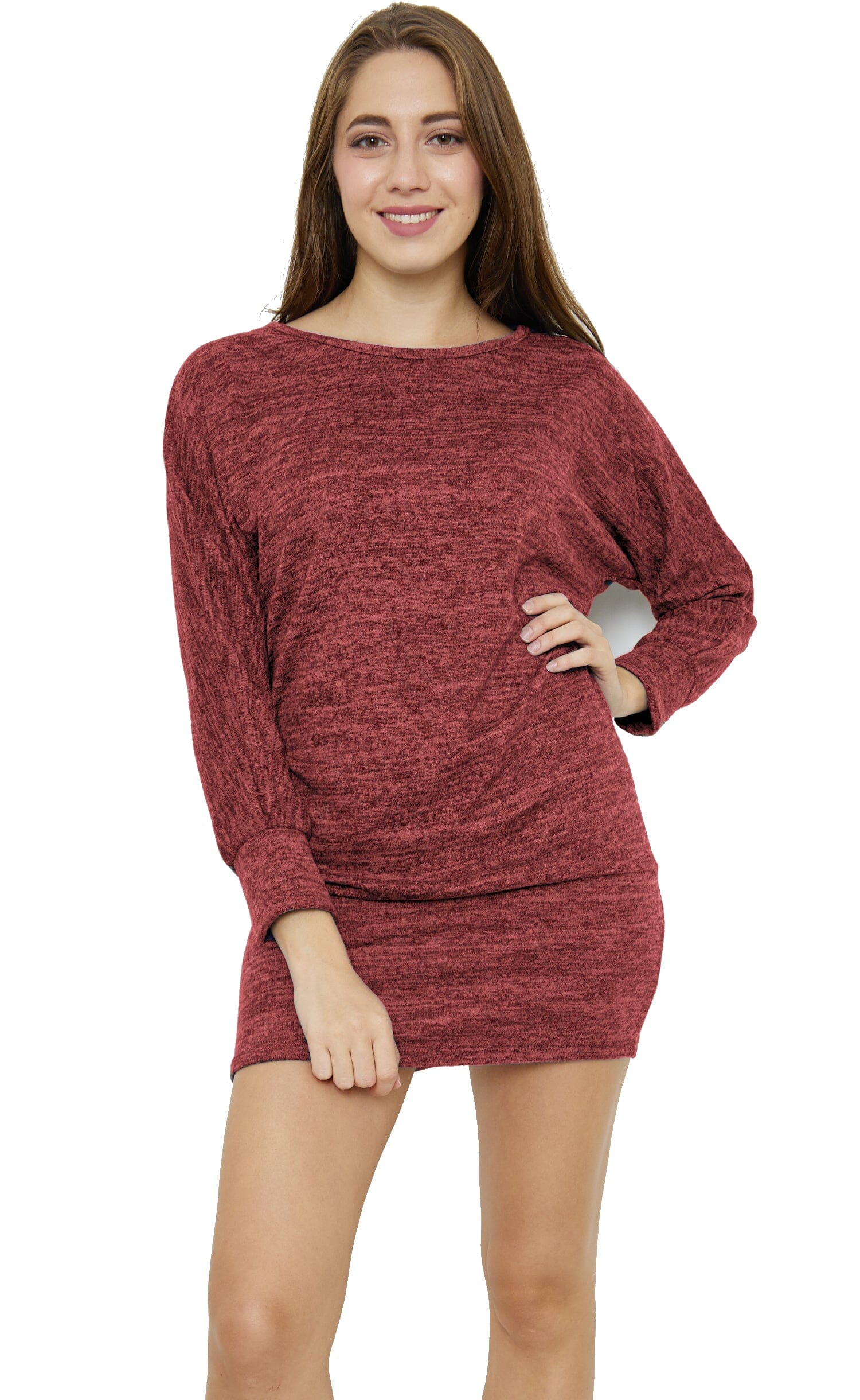 Robe pull Rouge Robe