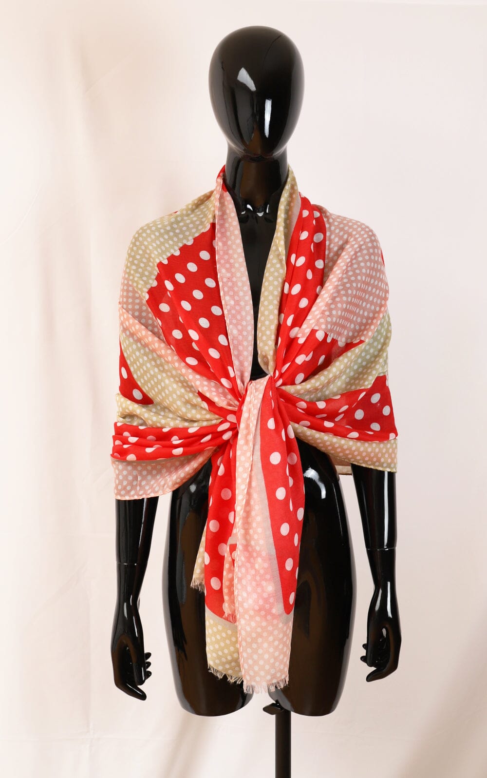 Etole rouge femme foulard