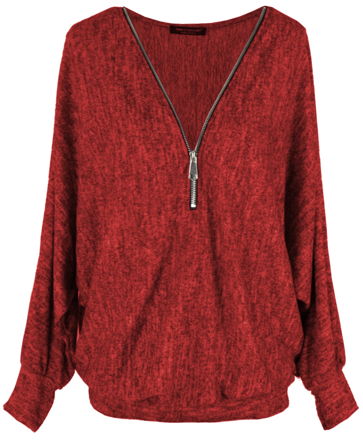 Pull Rouge femme pull