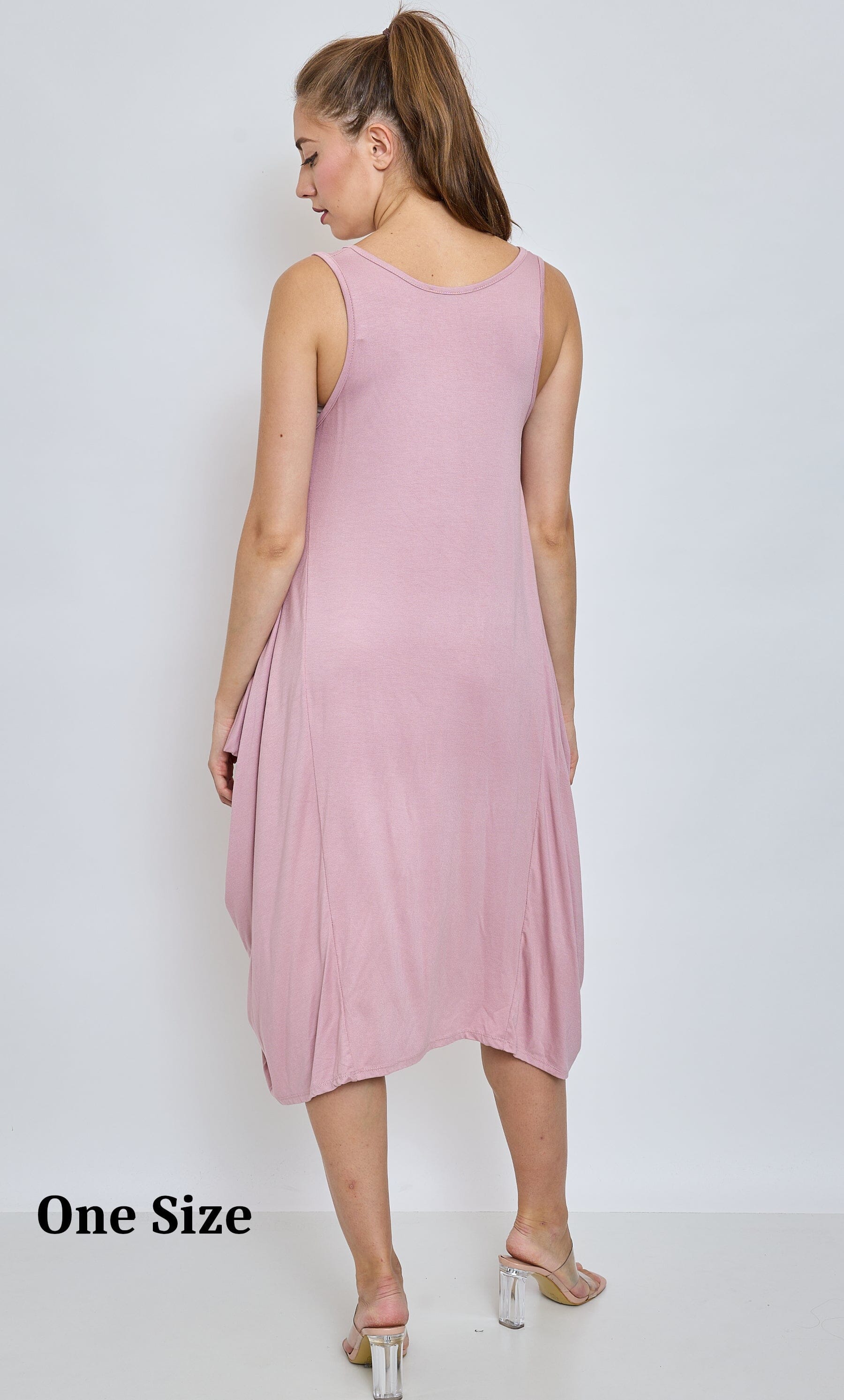 Robe débardeur longue style Oversize Robe