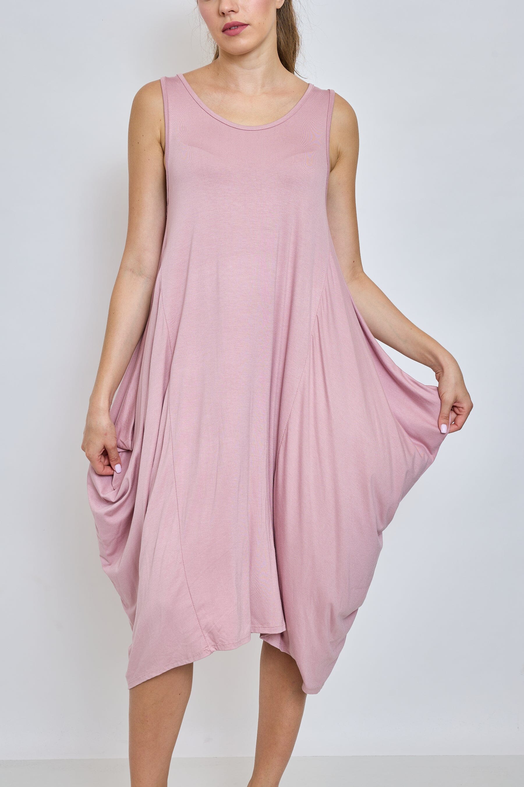 Robe débardeur longue style Oversize Robe