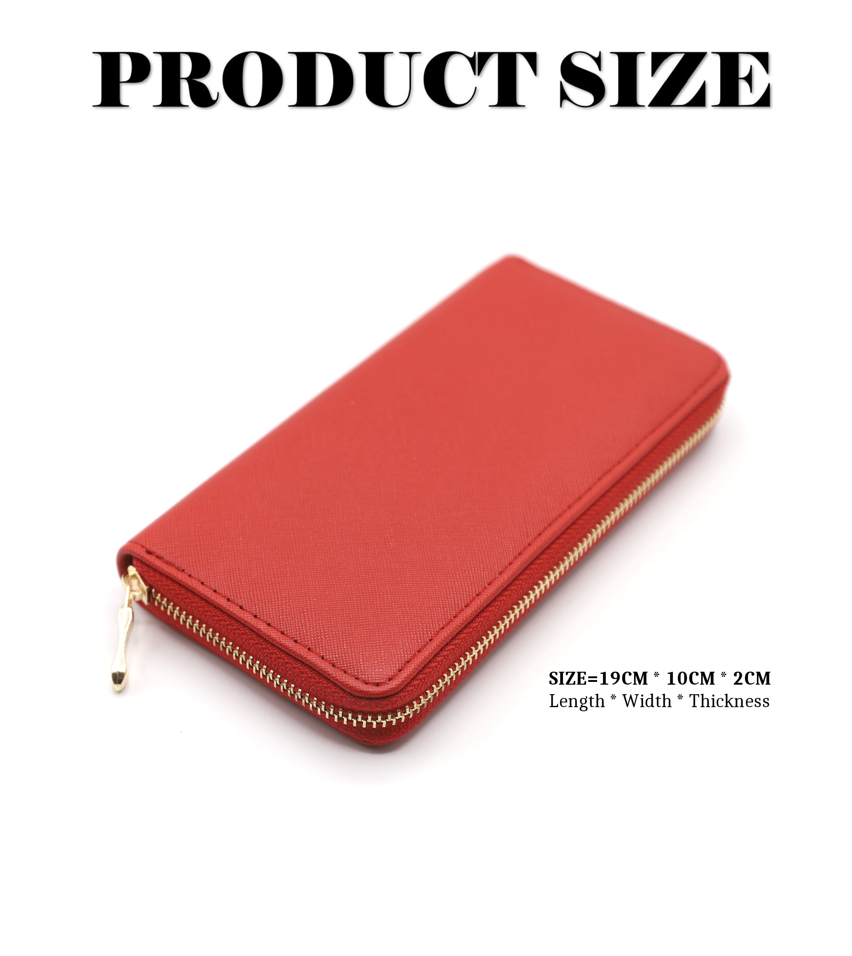 Portefeuille Rouge femme Porte Monnaie