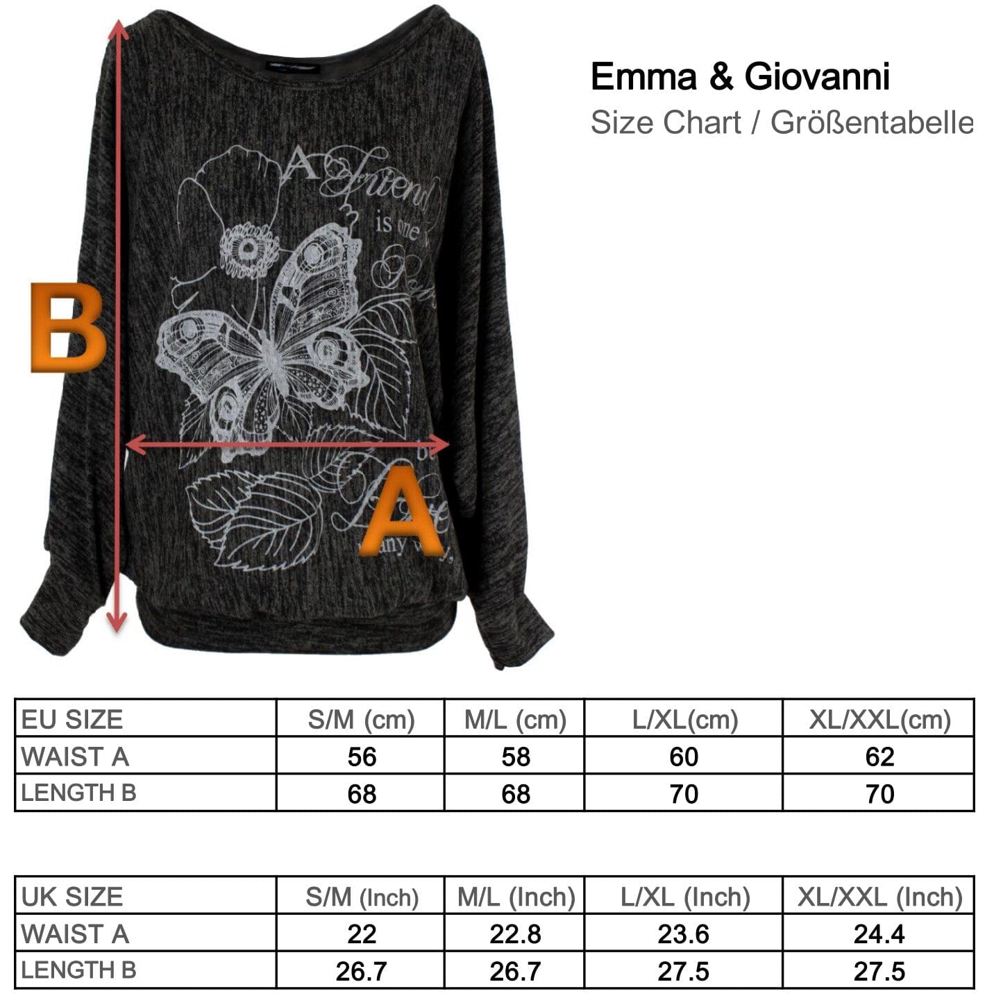 Pull imprimé manches chauve souris sweat-pull