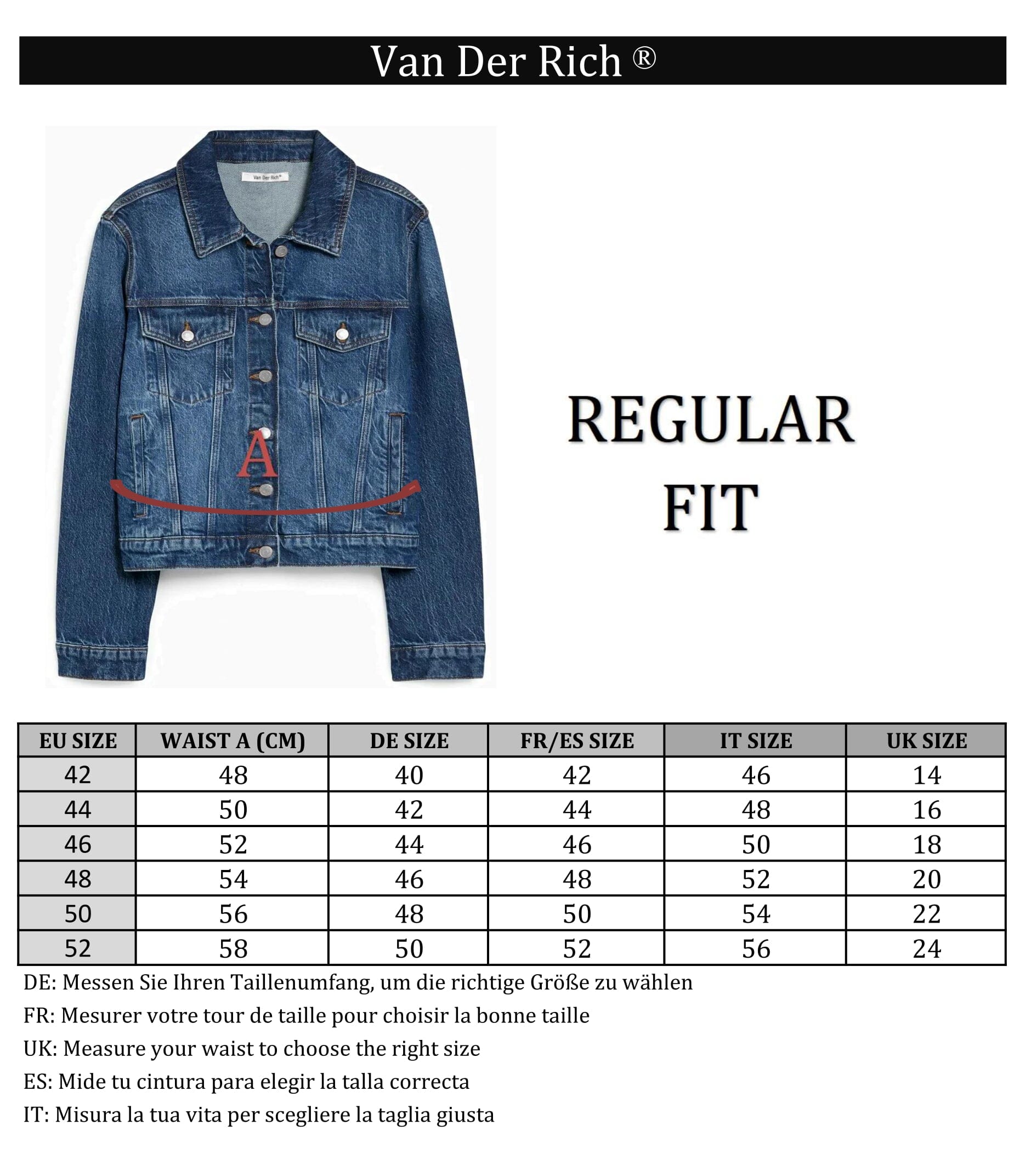 Blouson en jeans grande taille veste