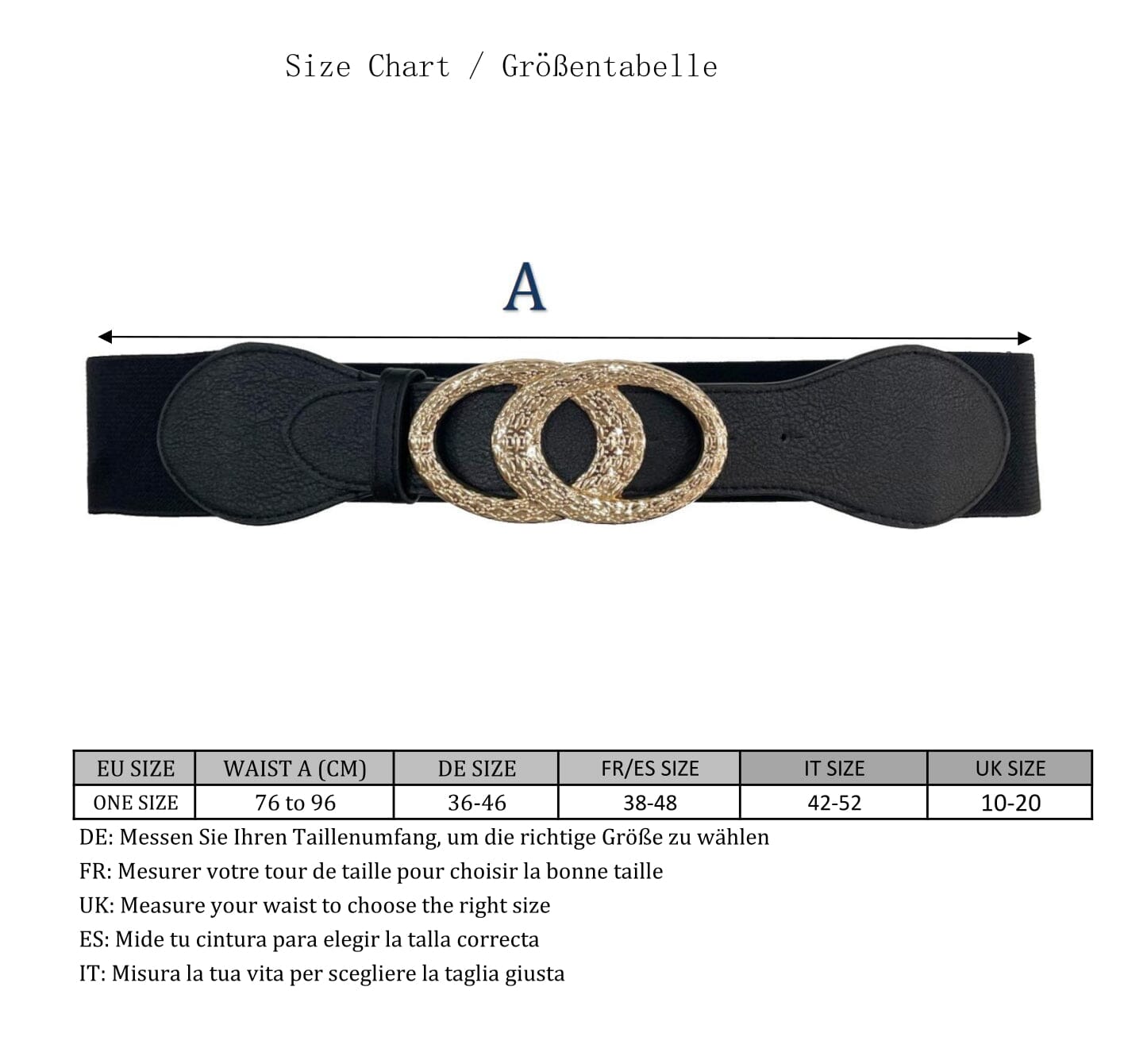 Ceinture large avec boucle dorée ceinture