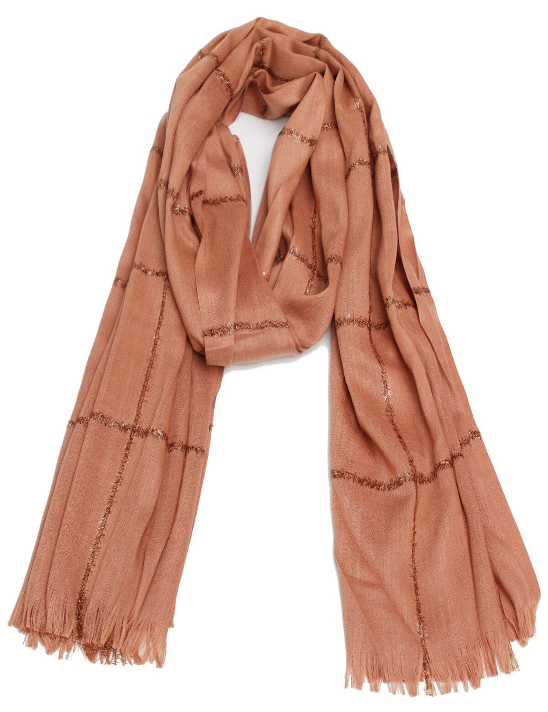 Echarpe Carreaux Pailletée foulard