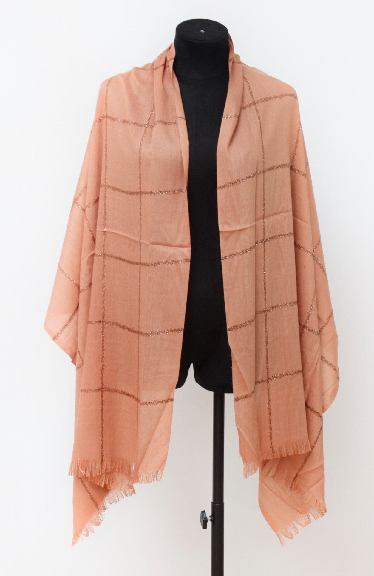 Echarpe Carreaux Pailletée foulard