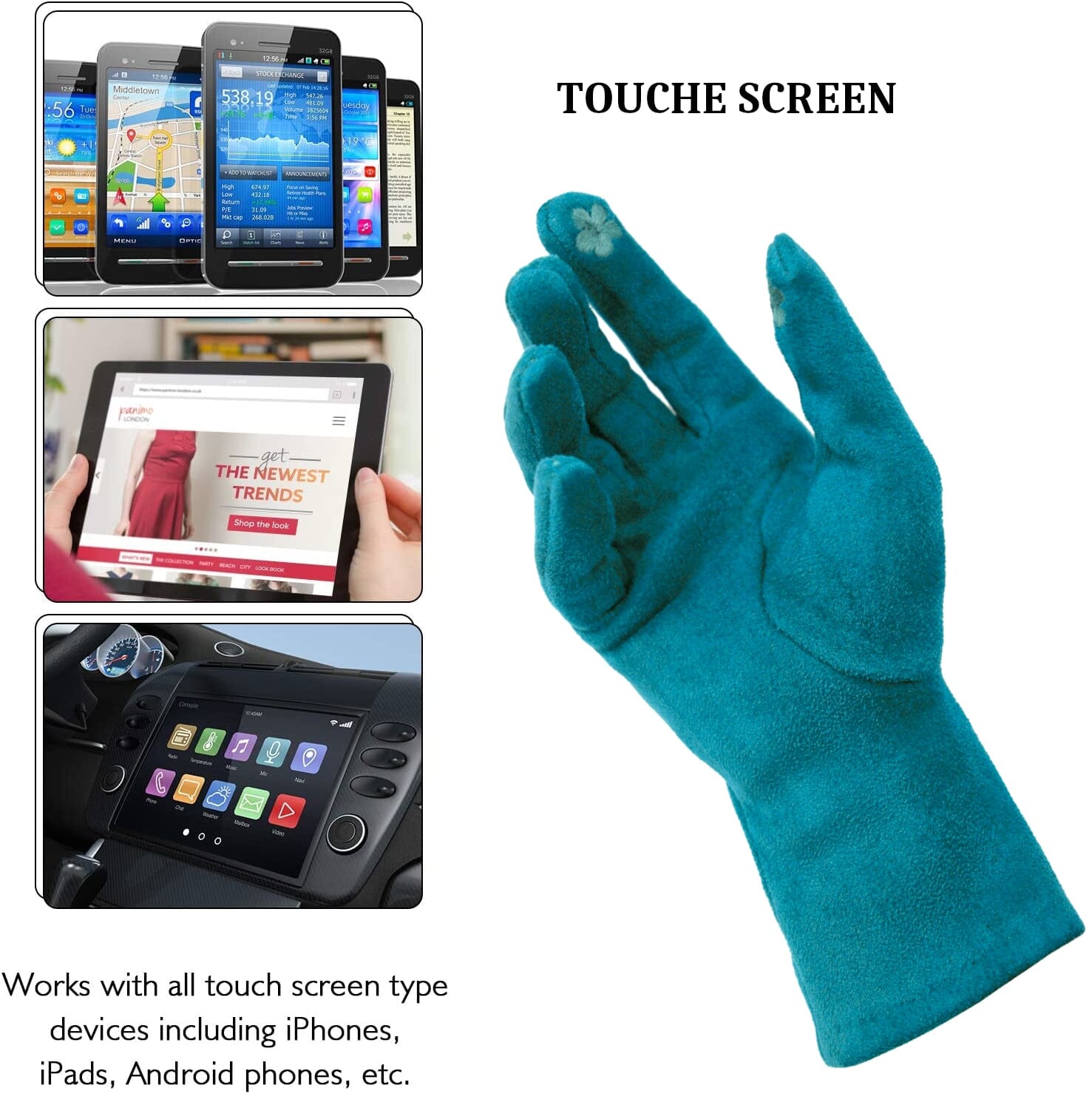 Gants tactile femme Gant