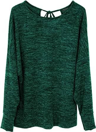 Pull vert femme sweat-pull