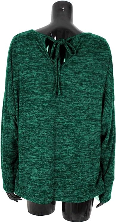 Pull vert femme sweat-pull