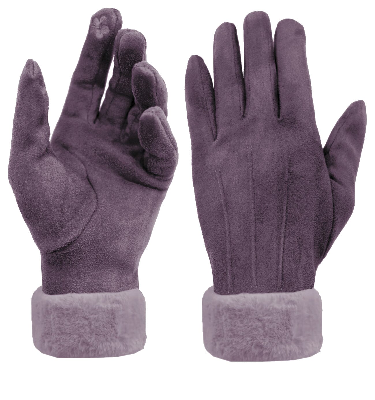 Gants tactile femme violet Gant