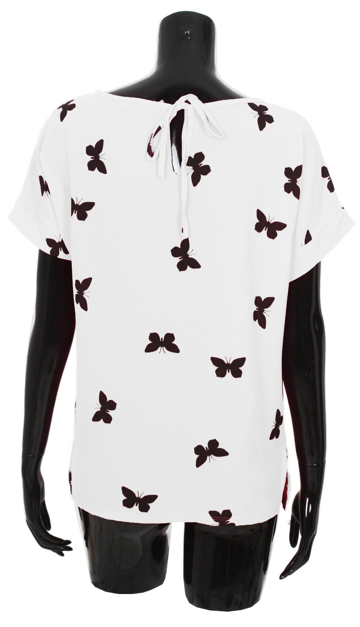 Blouse voile imprimé haut