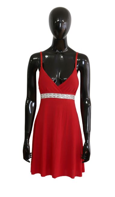 Robe de cocktail sans manches Robe